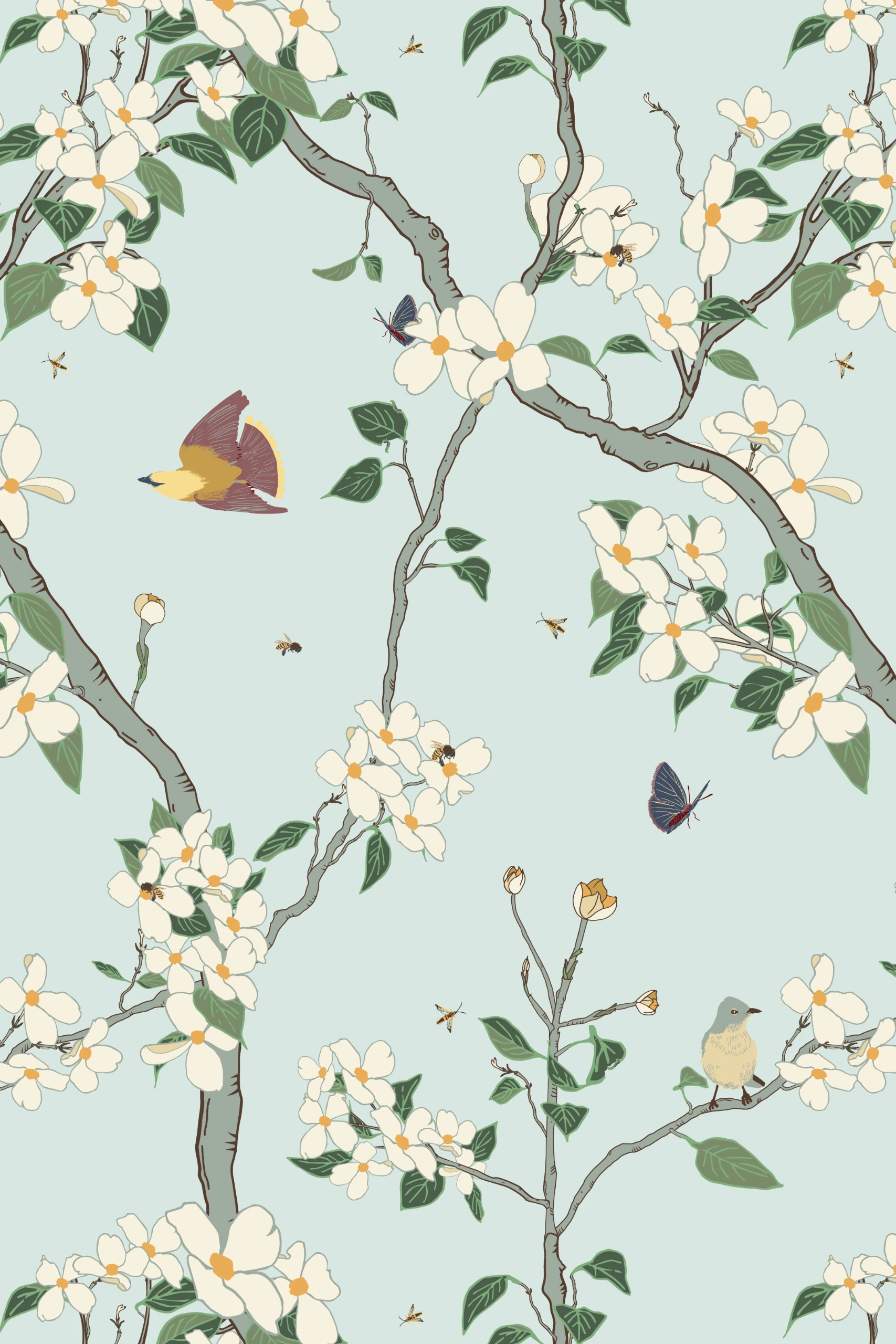 Birdsong in the Dogwoods full pattern